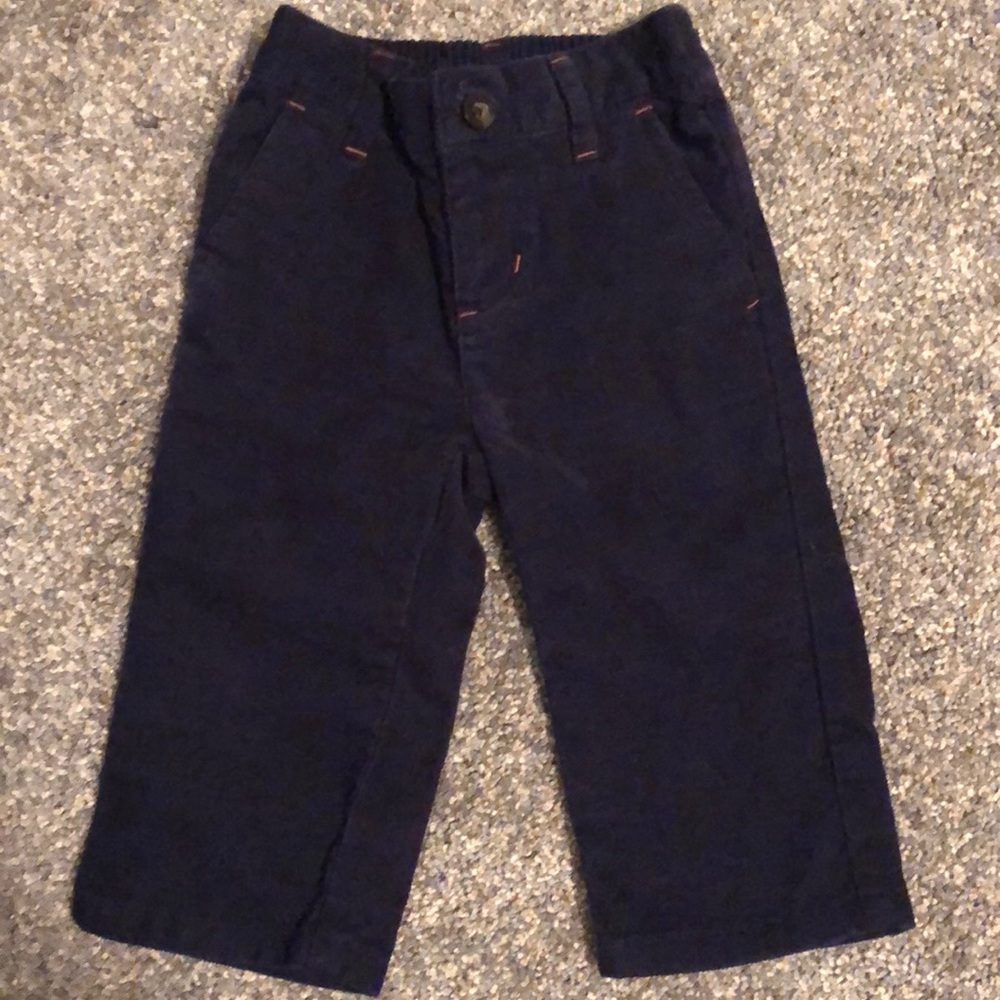 Navy Janie and Jack 6-12m pants
